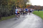 Soon after the start of  the Newcastle Town Moor Marathon